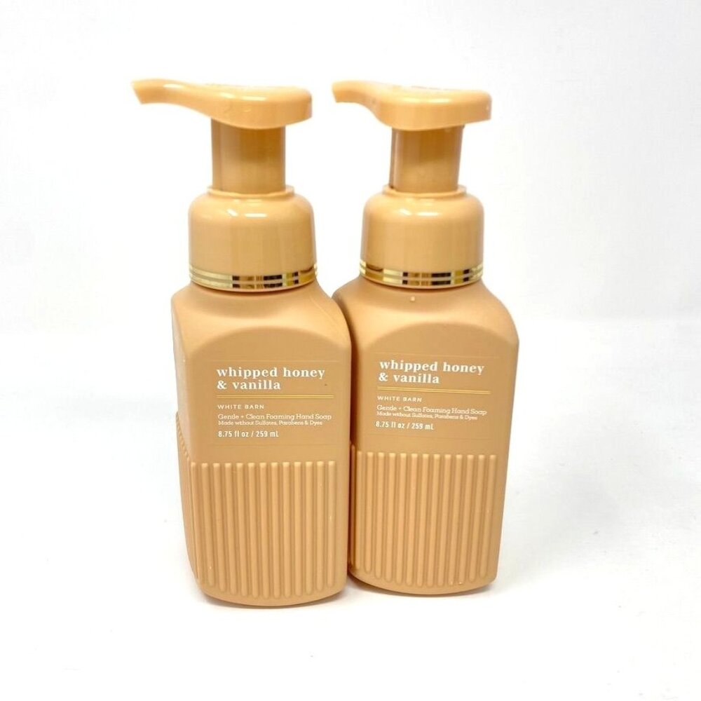 Bath & Body Works Whipped Honey & Vanilla Foaming Hand Soap 2 Pack